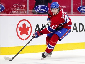 Alexander Romanov continues to improve his English, but head coach Dominique Ducharme said he and the coaching staff have many ways to communicate with the Russian defender.
