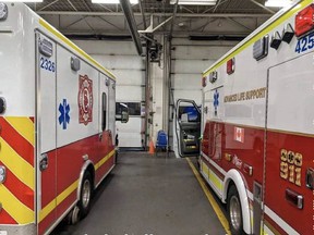 Strathcona County Professional Paramedic / Firefighter Association President Andrew Spence is sounding the alarm about the lack of ambulances available in Sherwood Park.  Stock Photo