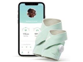 Give new parents peace of mind this vacation by helping them know that the baby is sleeping soundly.  Smart Sock Baby Monitor, $ 479, www.owletcare.ca