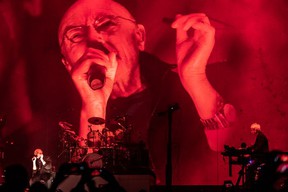 Genesis in concert at Montreal's Bell Center on Monday.  November 22, 2021.
