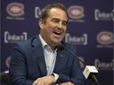 Geoff Molson, owner and president of the Montreal Canadiens during the press conference on Monday, November 29, 2021 