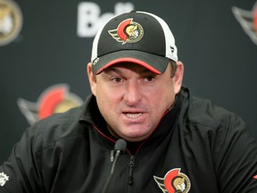 Senators head coach DJ Smith will be staying at a hotel rather than at his home during the team's COVID-19 outbreak.