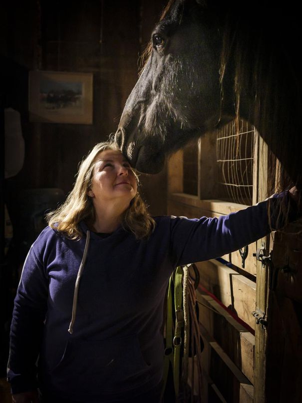 The love for horses is shared by the whole family.