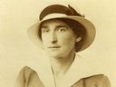 Dorothy P. Twist was a nursing assistant at a military hospital near London and died when the Spanish flu outbreak swept through the facility.  The date of the photo is unknown.  Probably between 1912 and 1916. 
