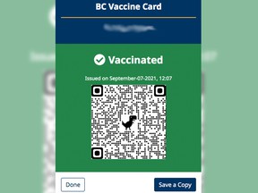 Those without smartphones wondered why BC didn't issue a laminated vaccine card similar to the CareCard.