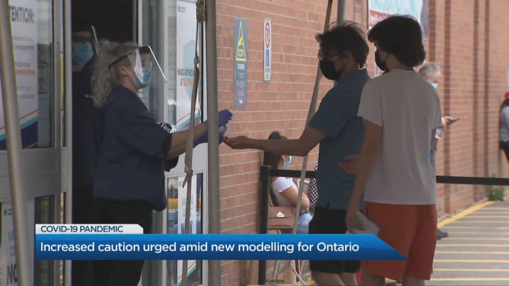 Click to Play Video: 'New COVID-19 Model Shows Increase in Cases in Most Ontario Regions'