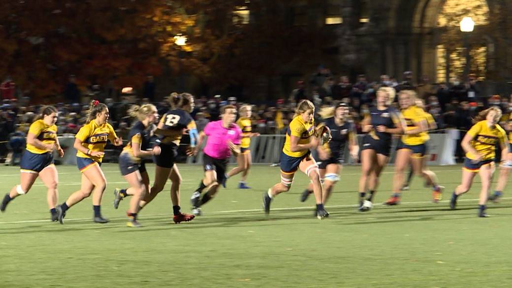 Click to play video: 'Queen's Gaels defeated British Columbia in U-Sport women's rugby quarterfinals.'