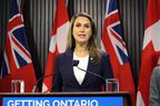 Ontario Transportation Minister Caroline Mulroney, seen in a Jan. 16 file photo, announced Monday that driving tests are banned in the Windsor-Essex region due to restrictions in place under the gray or lockdown level. due to COVID-19.
