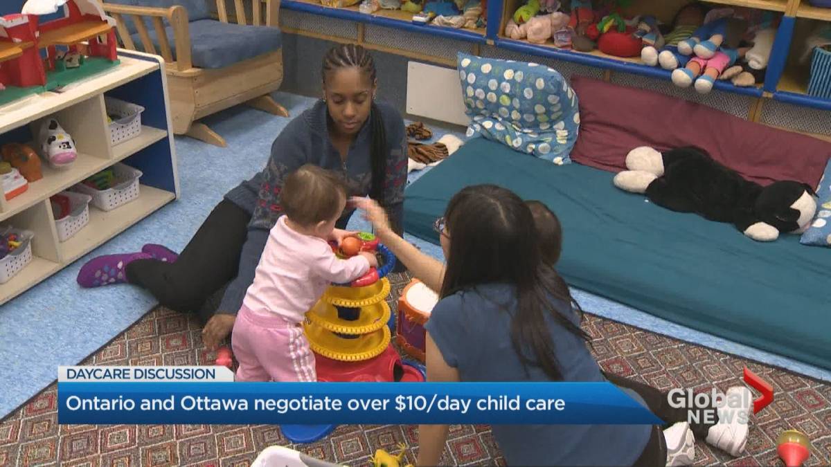 Click to Play Video: 'Ontario Has Yet to Settle with Feds on Child Care'