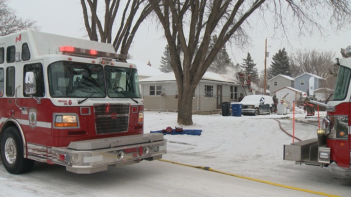 Click to play video: 'Inner Barrel Fire Sets Saskatoon's House On Fire'