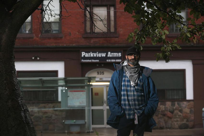 Mazen El-Shuli has lived at the Parkview Arms boarding house for over six years.  