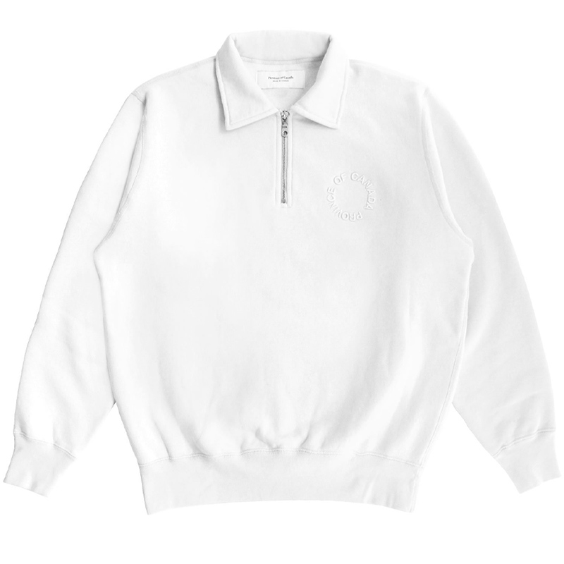 A white sweatshirt from the province of Canada 