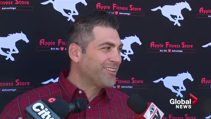 Click to play video: '' Calgary's my home ': Randy Chevrier retires Calgary Stampeder'