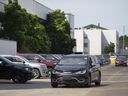 A Chrysler Pacifica is seen at the Windsor Assembly Plant, Friday, June 26, 2020. 