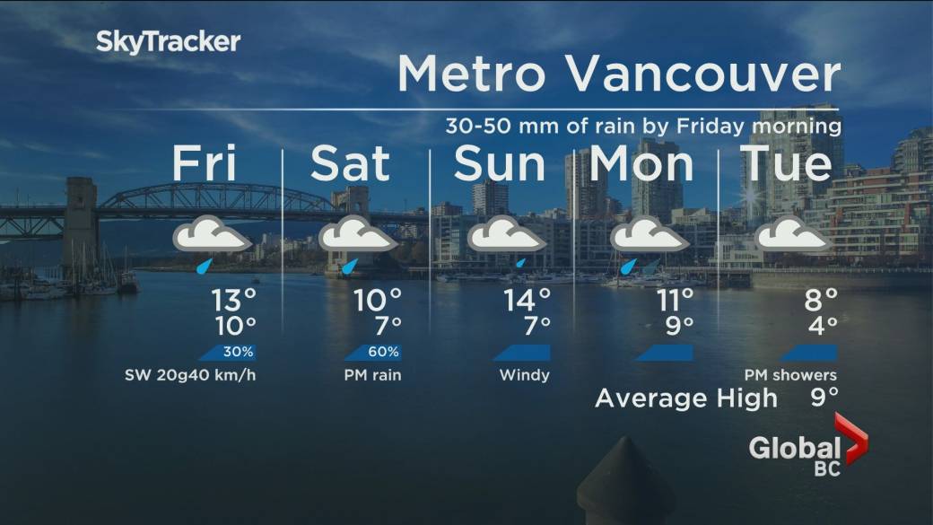 Click to play video: 'British Columbia Nightly Weather Forecast: November 11'