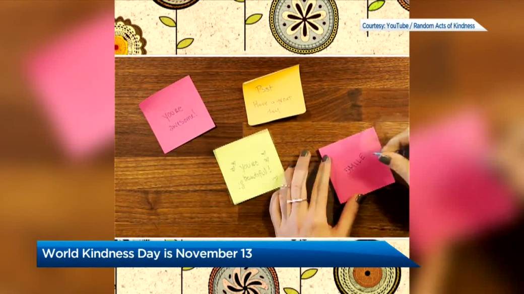 Click to play video: 'Learn more about World Kindness Day 2020'