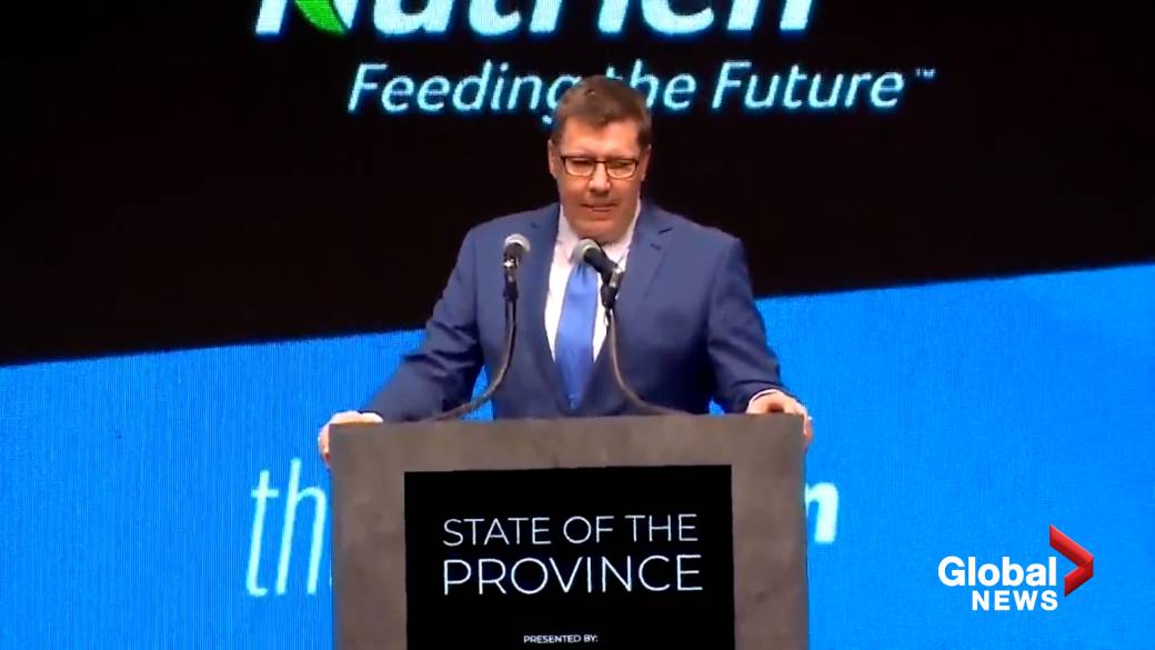 Click to play video: 'Saskatchewan Premier Moe Says It Is Not' Fair 'To Impose More COVID-19 Restrictions With High Vaccination Rate'