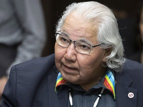 Murray Sinclair, who served as chair of the Indian Residential Schools Truth and Reconciliation Commission from 2009 to 2015, appears in this file photo.
