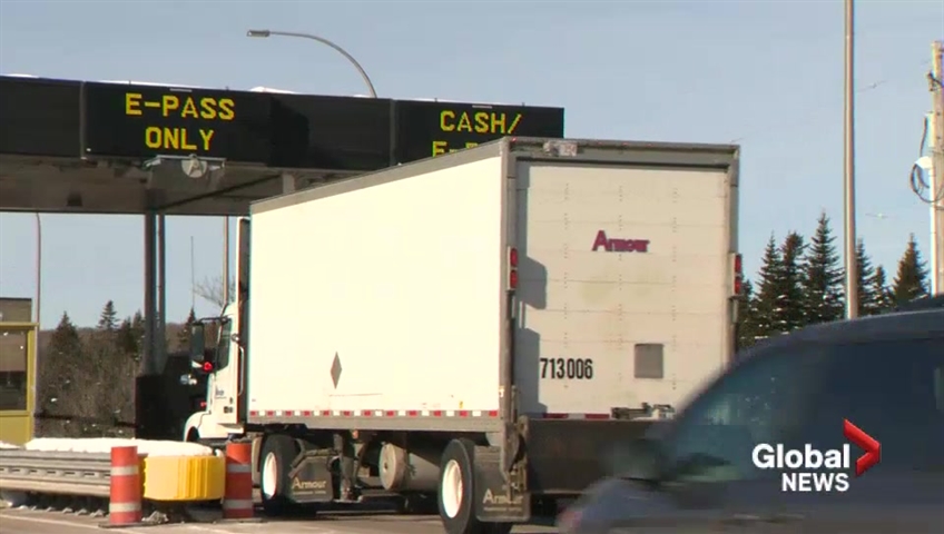 Click to play video: 'Out-of-province drivers and truckers may still have to pay Cobequid Pass tolls'