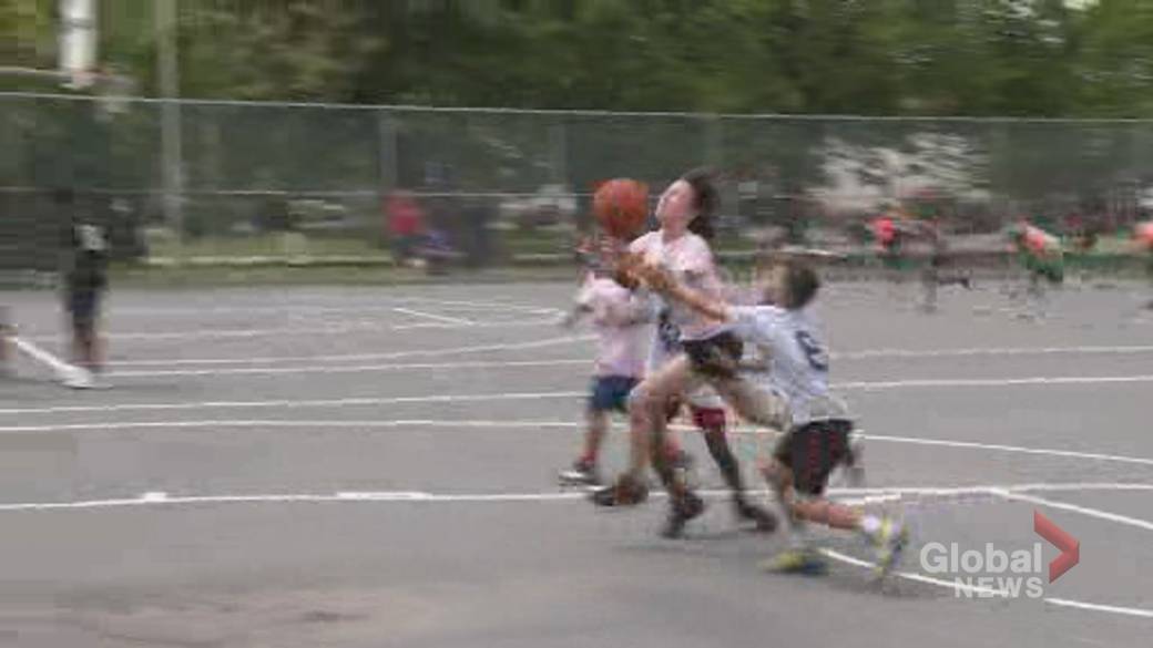 Click to Play Video: 'Nova Scotia Basketball Veterans Bring Street Ball to Youth'