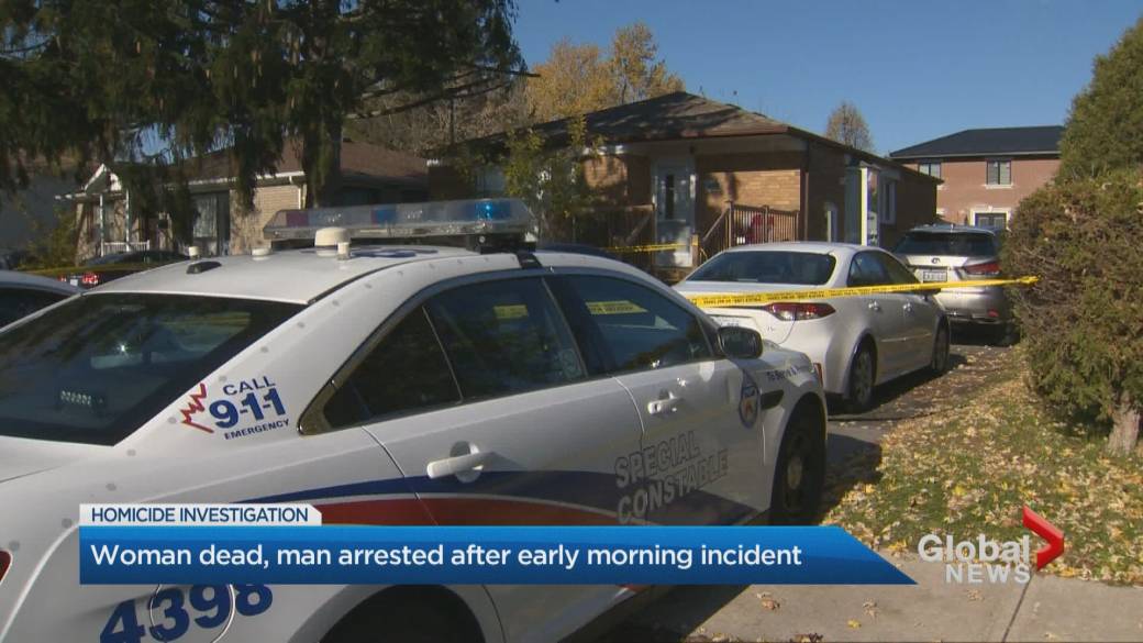 Click to play video: 'Woman dead after early morning incident in Toronto'