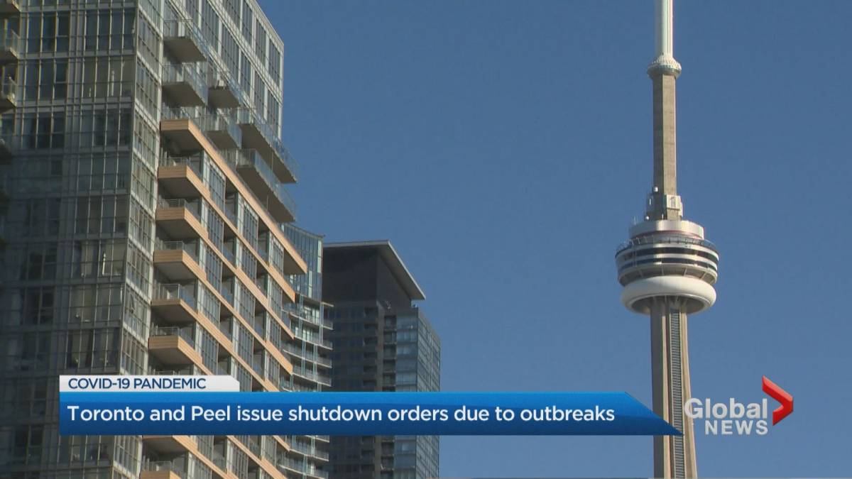 Click to Play Video: 'Toronto Public Health Targets 12 Workplaces for COVID-19 Closures'