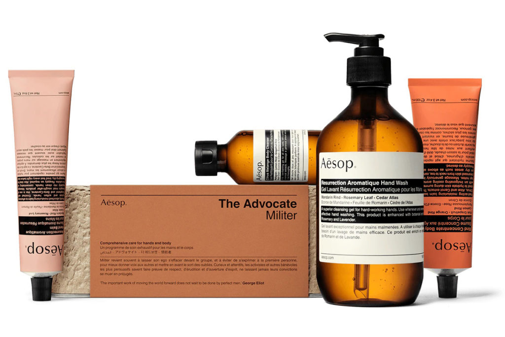 An Aesop Hand and Body Care Set