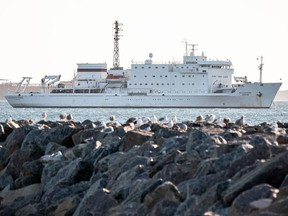 The Russian research ship 