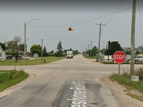 The intersection of County Road 42 and Renaud Line Road in Lakeshore is shown in this undated Google Maps image.