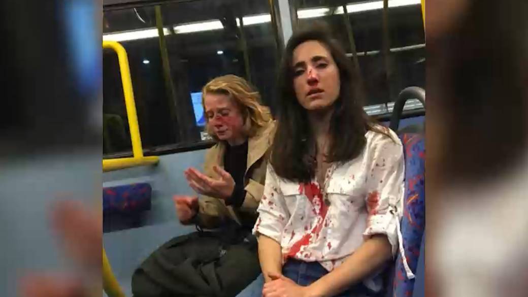 Click to play video: 'Four teenagers charged in London, UK bus attack on gay women'