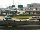 Cars circulate on the interchange between Highway 15 and Highway 40 (metropolitan) in Montreal on November 3, 2010. Some sections of the metropolitan are used by 177,000 vehicles daily, according to statistics from Transport Quebec.