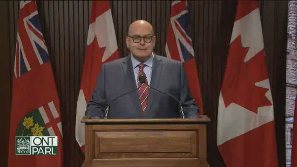 Click to play video: 'Ontario Throne Speech: Liberal Leader Del Duca Criticizes Government for Lack of Education Plan'
