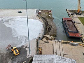 Revere Copper in Detroit has suffered another collapse on the Detroit River.  Image from November 2021.