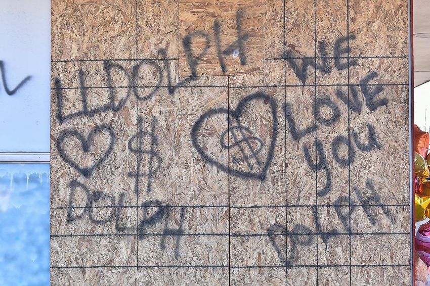 Young Dolph fans set up a memorial outside Makeda's Cookies Bakery in Memphis, Tennessee, after the rapper, born Adolph Thorton Jr., was killed at the age of 36 in a shooting outside Makeda's Cookies Bakery.