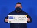 Lee Evans, 47, of Amherstburg, who won $ 1 million playing ENCORE in the LOTTO MAX drawing on April 2, 2021.
