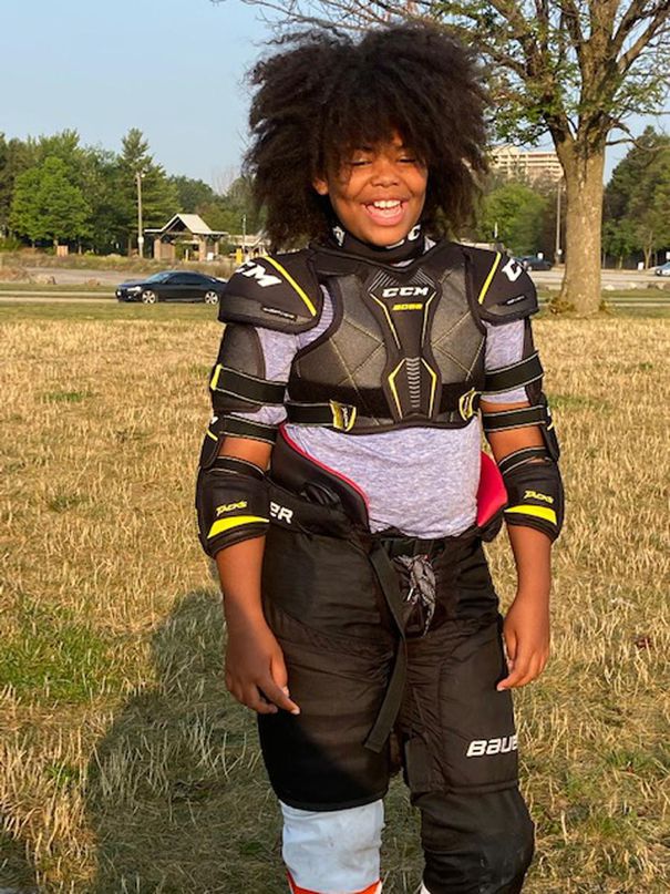 After learning she was one of the 2021 Black Girl Hockey Cub scholarship winners, Gen Winter said that made her want to play hockey more and more.