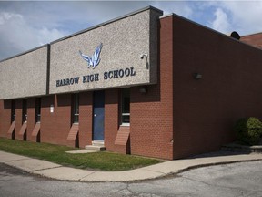 The exterior of the Harrow District High School is photographed on Thursday, June 16, 2016.