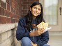 Anumita Jain, a senior at Vincent Massey High School, is pictured outside her home, Wednesday, May 27, 2020. Jain has successfully lobbied for free feminine hygiene products in the GECDSB restrooms.