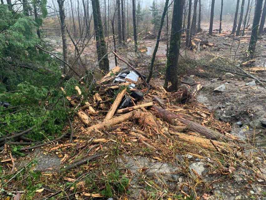 Paul Deol and his family were driving home to Langley, BC, from Kelowna when they were trapped on a stretch of Highway 7 between Agassiz and Hope, after landslides caused by heavy rain closed roads in several areas.