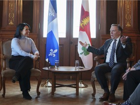 Quebec Prime Minister François Legault and Montreal Mayor Valérie Plante will meet in Montreal on Monday, November 22, 2021.