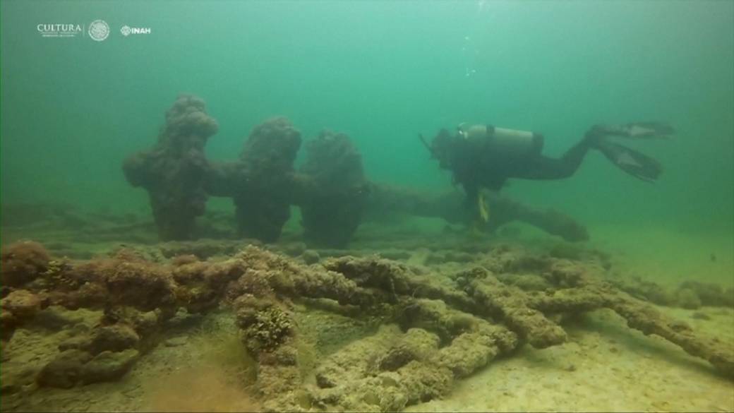 Click to play video: 'Remains of hundred-year-old Dutch and British ships discovered off the coast of Yucatán'