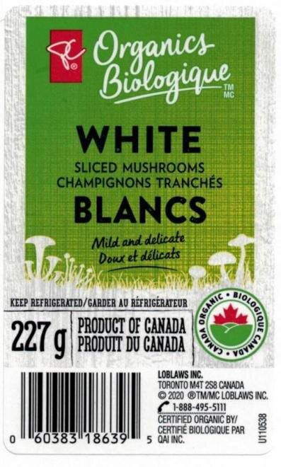 Several batches of Carleton Musroom brand sliced ​​mushrooms are being recalled in Ontario and Quebec after the Canadian Food Inspection Agency warned of possible listeria contamination.