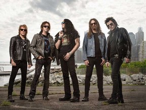 The 2021 lineup of heavy metal band Skid Row.