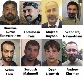 The eight men who were killed by Bruce McArthur in Toronto.