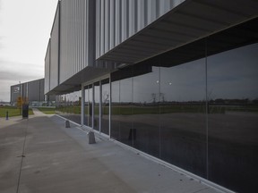 The tinted windows that were seen in a part of the Atlas Tube Center on Wednesday, November 10, 2021, may need to be replaced because the windows get very hot while in the sun.