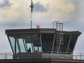 The control tower at Windsor International Airport is shown on Wednesday, November 3, 2021.