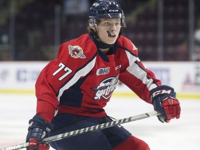 Windsor Spitfires rookie James Jodoin scored two goals in the club's 4-3 loss to Sault Ste. Marie Greyhounds on Saturday at the WFCU Center.