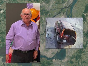Domenico Discenza, 79, was at the wheel of a red Honda CR-V with license plate 438 NCV.