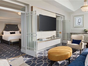 The $ 75 million renovation of the Fairmont Hotel Vancouver includes updates to its Fairmont Gold floor.