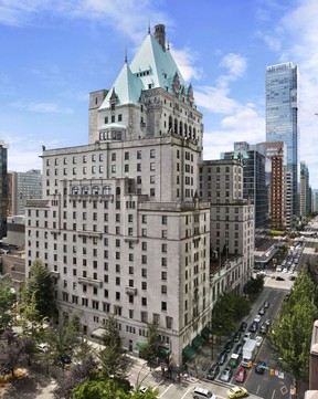 Fairmont Hotel Vancouver is known as the 